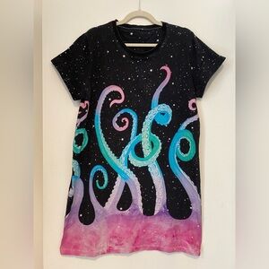 Space Tentacles Night Shirt Large Limited ✨ Designed in Australia made in China